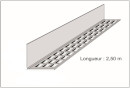 Grille anti-rongeur 30x30 PVC blanc -   2,5m