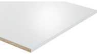 Tablette blanche PE 18mm - 2,50 x 0,500 s