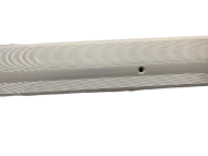 Seuil métal dénivelé argent - 100 cm