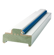 Huisserie neolys 90x49 ferrée  - 204x73 droite poussant