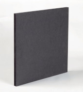 MDF Fibracolour noir 18  mm - 2,44 x 1,83