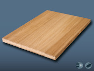 3 plis chêne AB 20 mm - 2,50 x 1,20